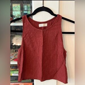 First rite cropped tank